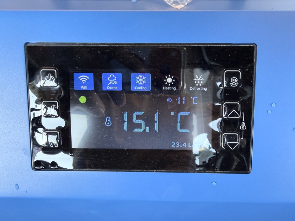 3℃(0℃)まで水冷却が可能