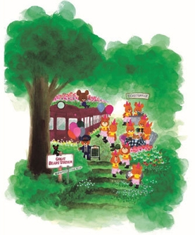 「Jackie&Hankyu」コラボレーションアート