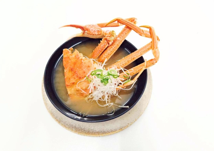 北海道産オオズワイガニの蟹汁