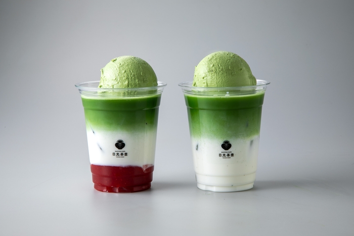 抹茶ラテ ジェラートトッピング