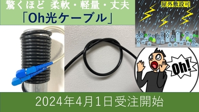 Oh光ケーブル受注開始