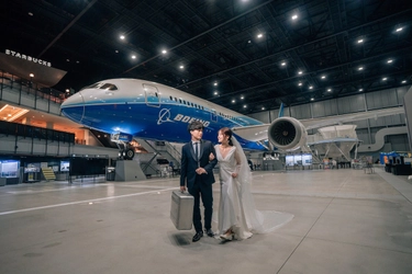 中部国際空港セントレアで残す特別な結婚写真。スタジオエイトで撮影予約受付スタート