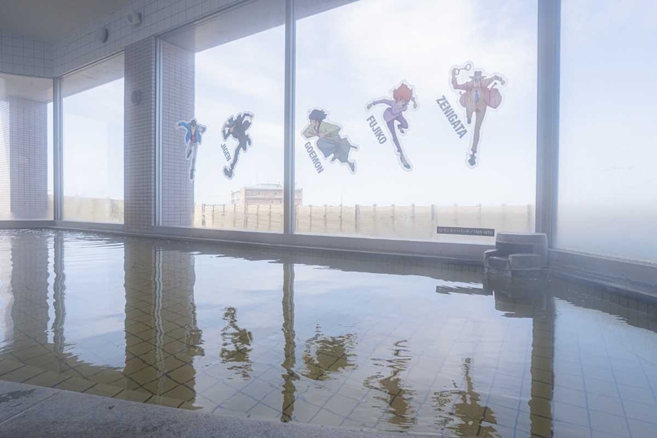 浴室ガラス面装飾2