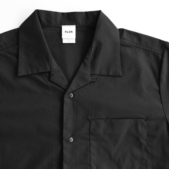 KLON WORX SHORT-SLEEVE SHIRTS BLACK ポイント