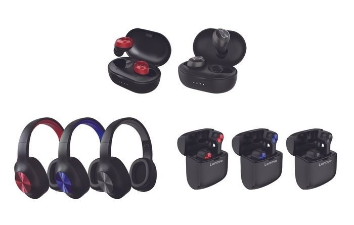 日本初上陸のLenovoブランド Bluetooth(R)ワイヤレスイヤホン3機種