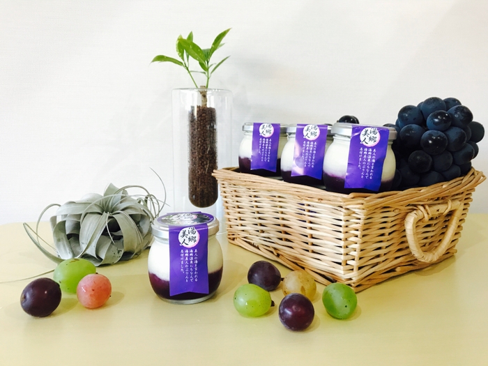 「湯郷美人 ぶどうぷりん」