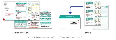 1通から最短翌日に発送可能な「CloudDM」がコンビニ収納に対応 料金回収期間の短縮や通知物の送付コスト低減に貢献