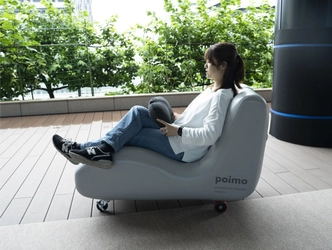 やわらかい乗り物「poimo」 ふくらむ・たためる風船構造パーソナルモビリティの 直感的なコントローラと実用化に向けた試作機を開発