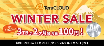 【3TBが2ヶ月間100円/月✨】年末の大掃除と一緒に、スマホやパソコンのデータも整理☃️