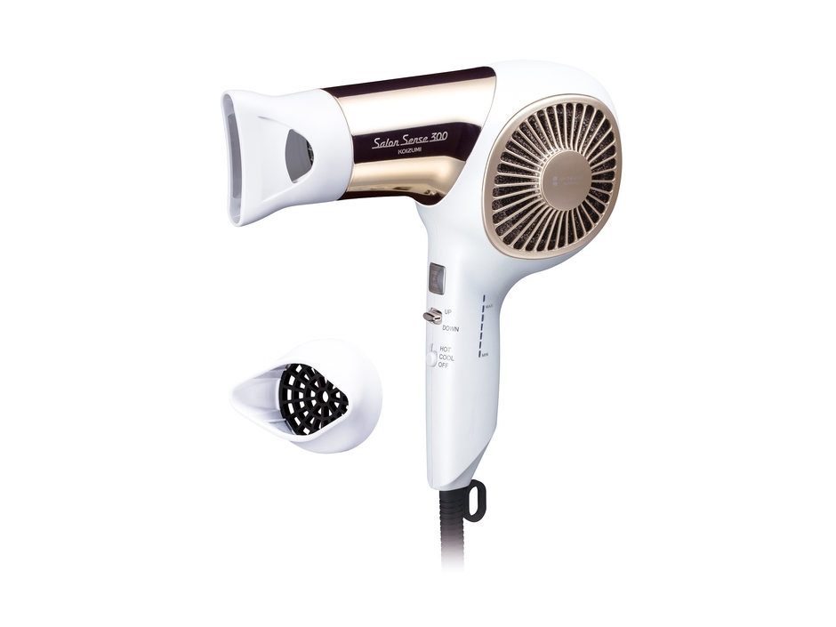 「イオンバランスドライヤー」(KHD-9950/W)&遠赤セラミックノズル