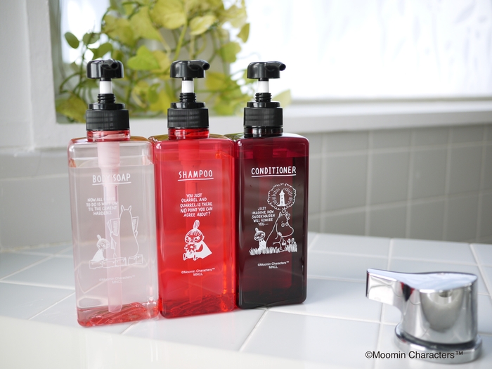 ムーミントロール&リトルミイ ローションボトル3Pcs セット