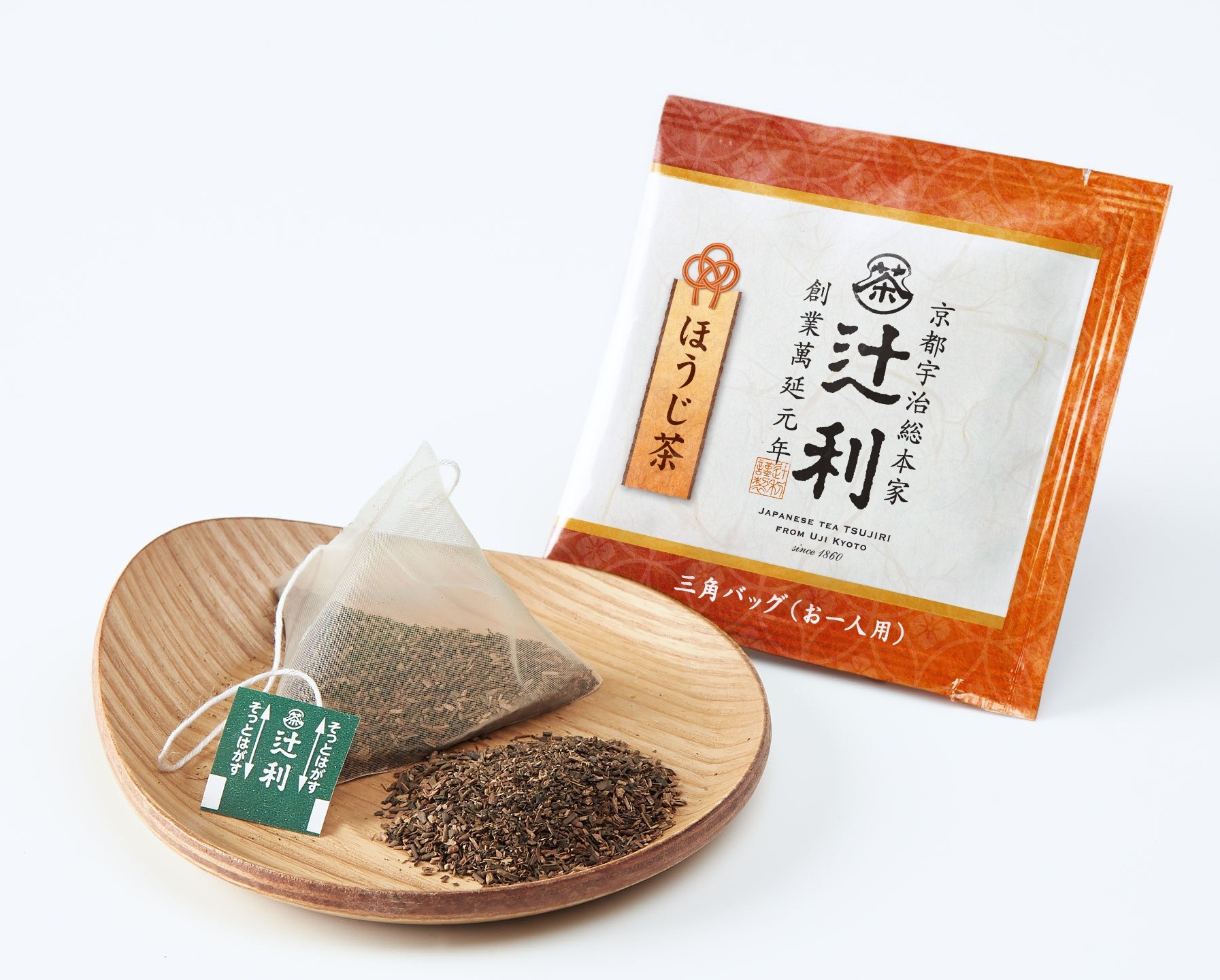 京都 宇治の老舗＜辻利＞から 業務・EC向け日本茶シリーズ
＜辻利＞「ほうじ茶（三角ティーバッグ 50袋入り）」 新発売