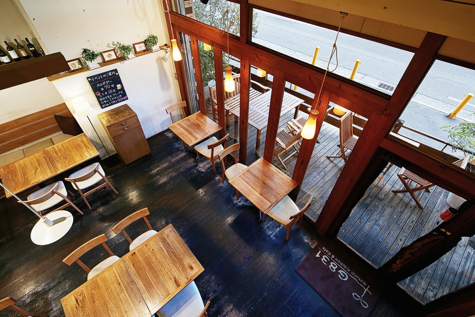 開放的な店内
