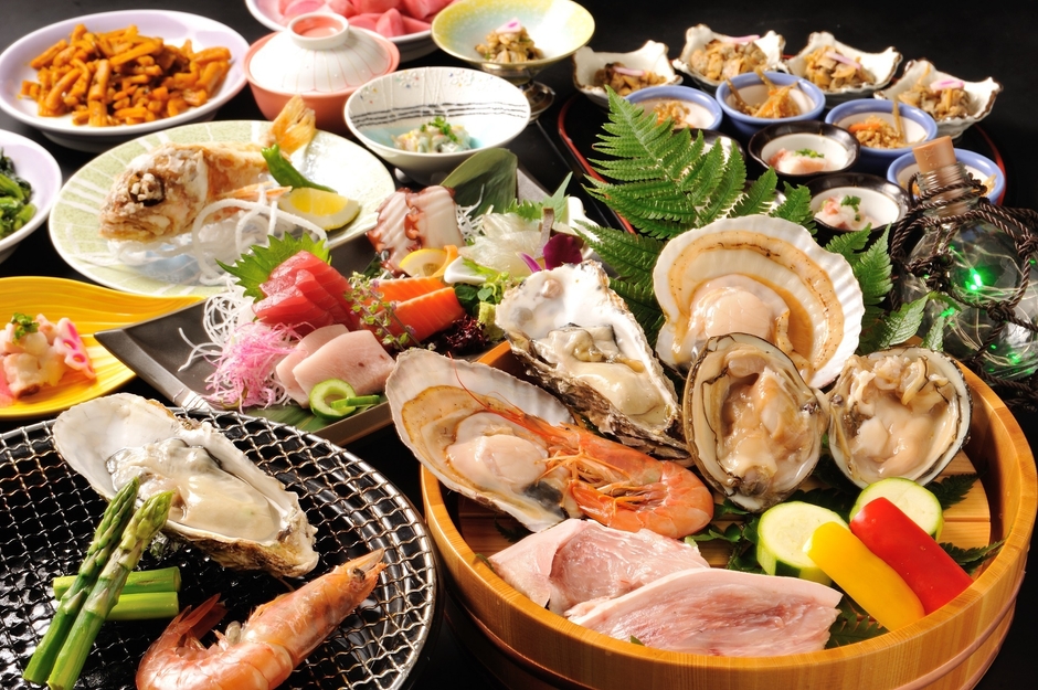 三陸浜焼き会席