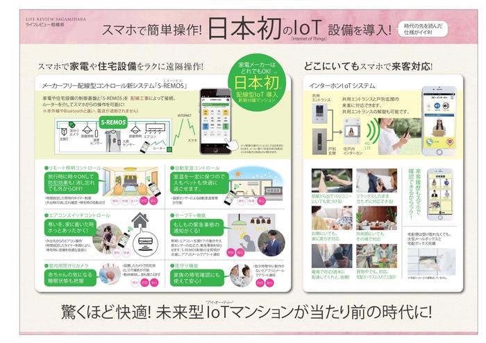 日本初のIoTシステム全戸導入