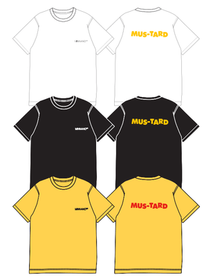 MIN-NANO×MUSTARD™ HOTEL LOGO SWITCH TEE 各色7,150円 