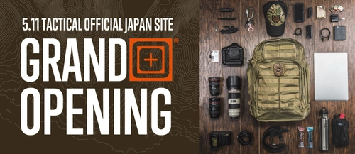 「5.11 Tactical」オフィシャルECサイトがオープン！ 米国発人気タクティカルブランドの 国内初WEB店舗が10月22日スタート