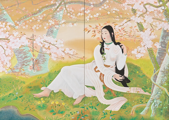 堂本印象　木華開耶媛　1929年　京都府立堂本印象美術館