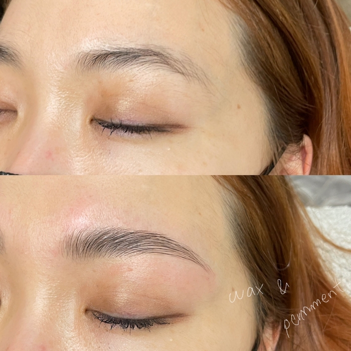 眉毛パーマ+WAX