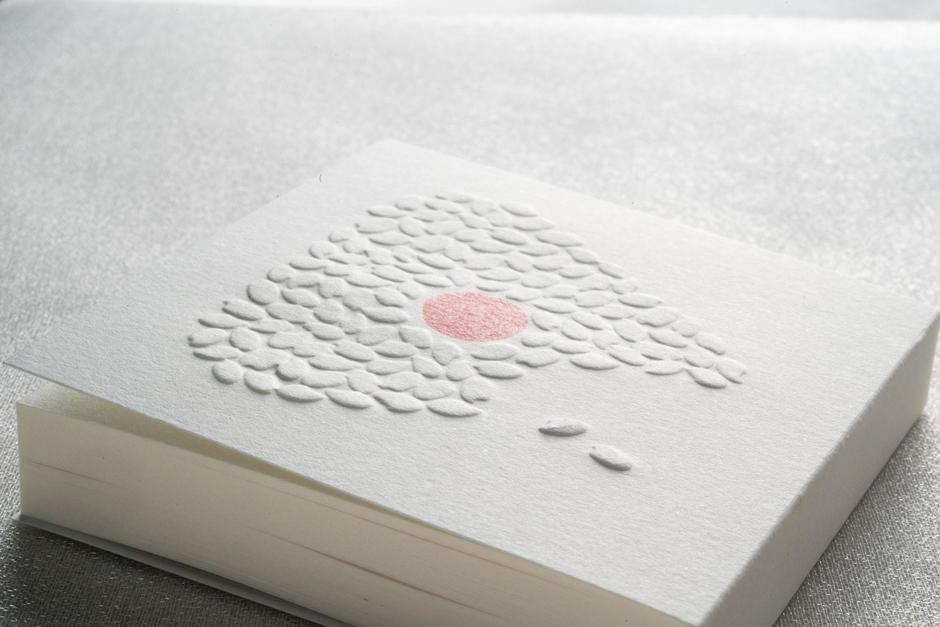 活版印刷による凸凹