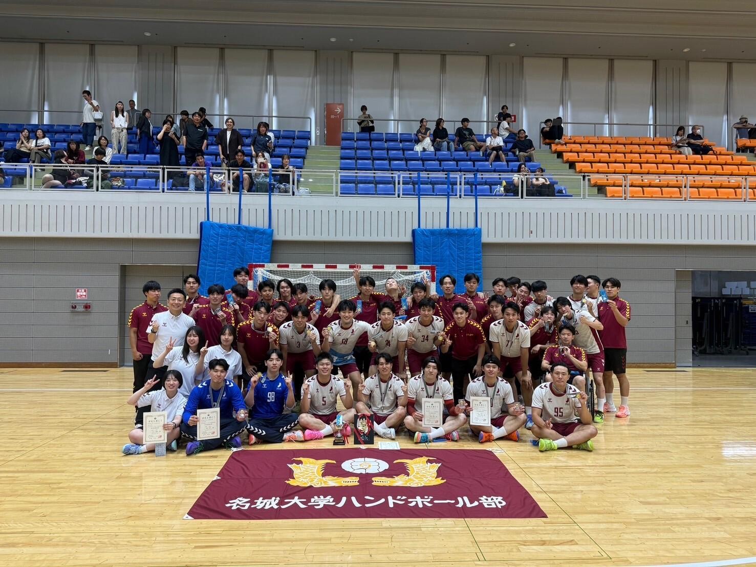 【名城大学・ハンドボール部】「MEIJO LIONS」、西日本インカレを制す