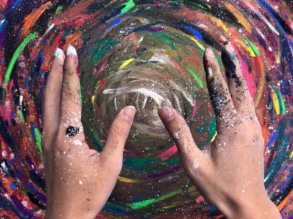 絵画作品(アクリル画)