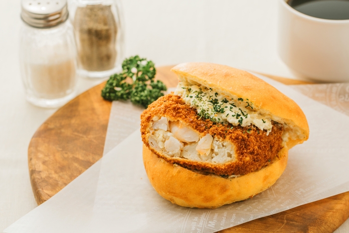 糖質制限エビカツバーガー