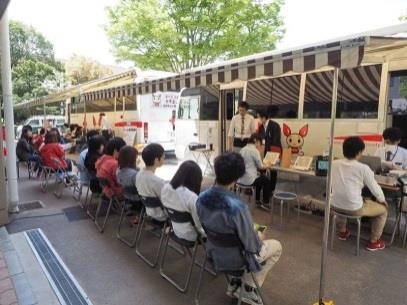 以前の献血イベントの様子