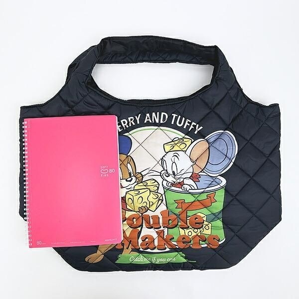 トムとジェリーの中綿トートバッグ