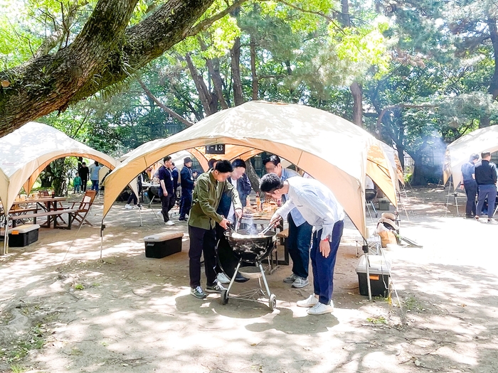 BBQ大会の様子