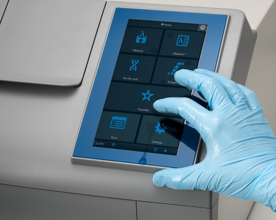 Multiskan Skyのタッチスクリーン画面