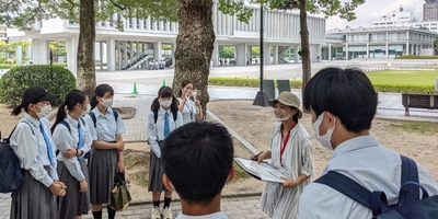 昨年の平和学習の様子
