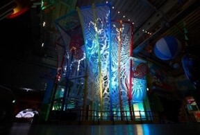 光と音のジャングルジム クリスマスver