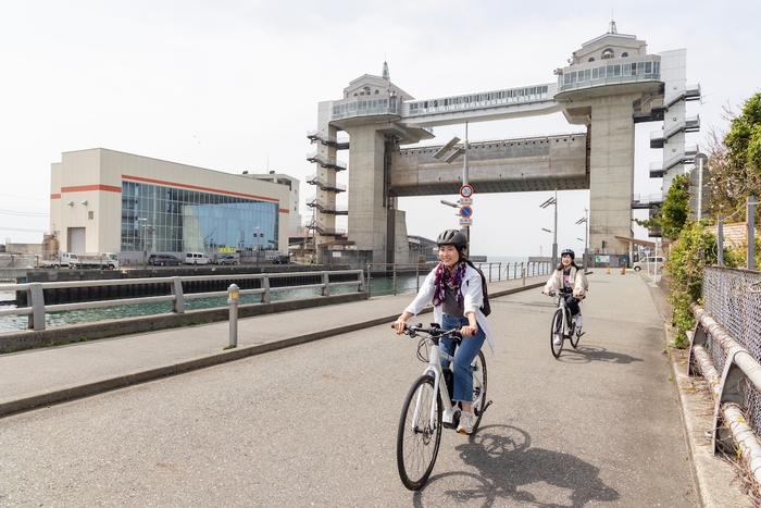 沼津港周辺をサイクリング1