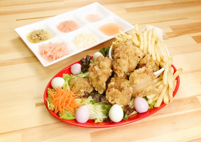 岩下の新生姜バカ盛り鶏から揚げ~6つの新生姜を添えて~