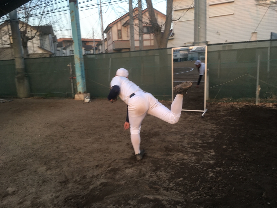 ピッチング練習3