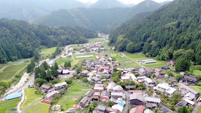 智頭の林業景観（芦津地区）