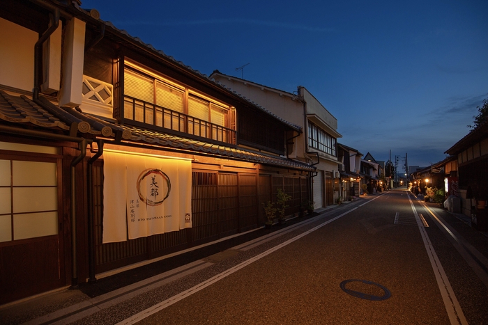 美都津山庵別邸_夕暮
