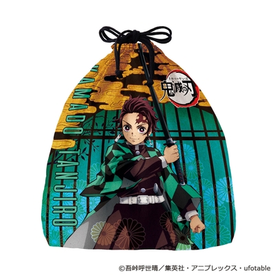 鬼滅の刃 巾着入り2TOPSパジャマセット 巾着(1)