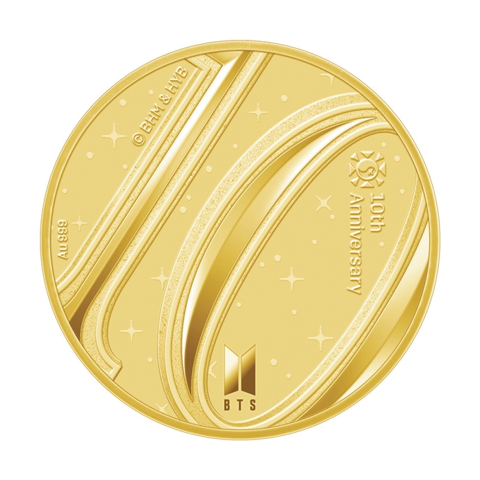 BTS デビュー10周年記念メダル 3