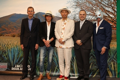 在日メキシコ大使館での受賞式の様子