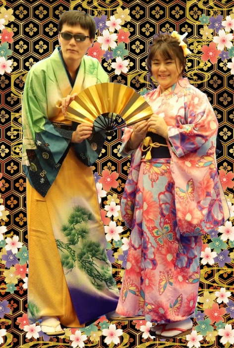 CDジャケット撮影時のGODとSIZUKU