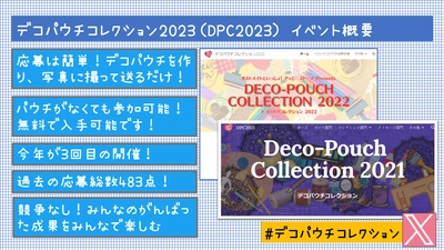 オストメイトが“おなかに着けている袋”をみんなでデコろう！ 「デコパウチコレクション2023(DPC2023)」開催　 作品応募期間：2023年10月1日(日)～10月31日(火)