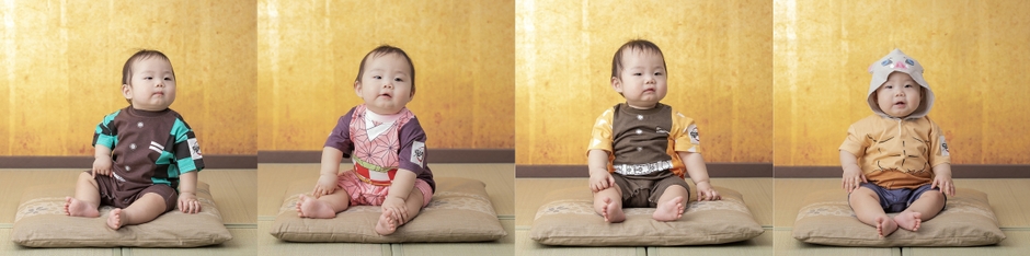 鬼滅の刃なりきりスタイ&カバーオールセット