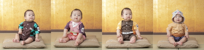 鬼滅の刃なりきりスタイ&カバーオールセット