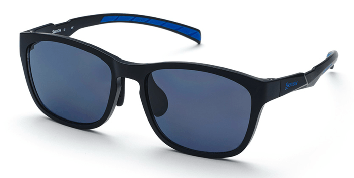 ブラックマット/ブルー (レンズ・グレー)