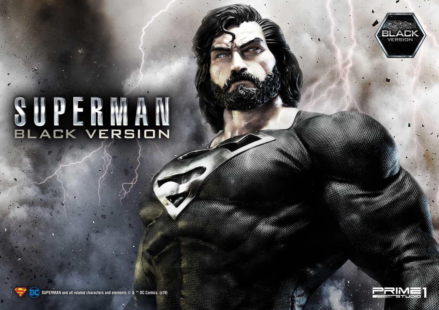 コミック版『スーパーマン』から“ブラックコスチューム”を身に纏った姿で「Man of Steel（鋼鉄の男）」が登場！