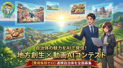 自治体の魅力をAIで発信！地方創生×動画AIコンテスト連携自治体を全国より募集