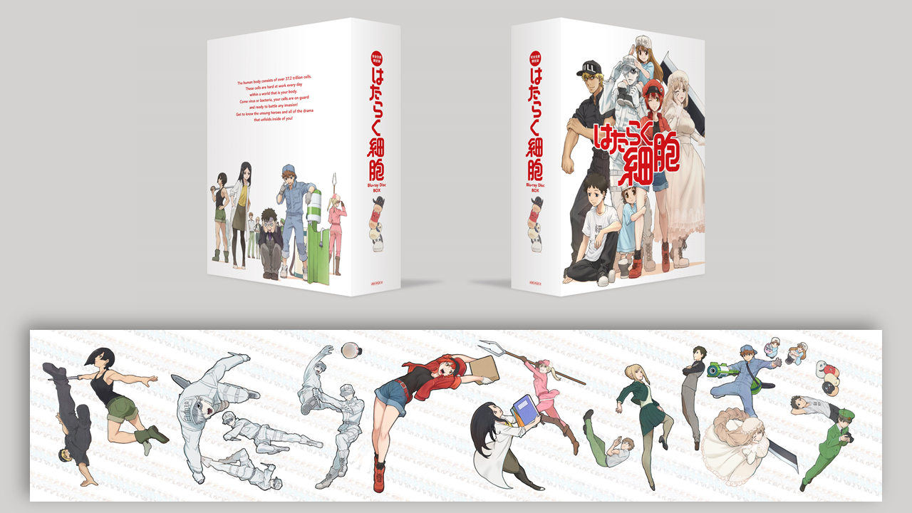 アニメ「はたらく細胞」Blu-ray Disc BOX 三方背BOX・デジジャケット