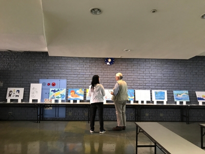 みんなの水泳の絵 絵画展